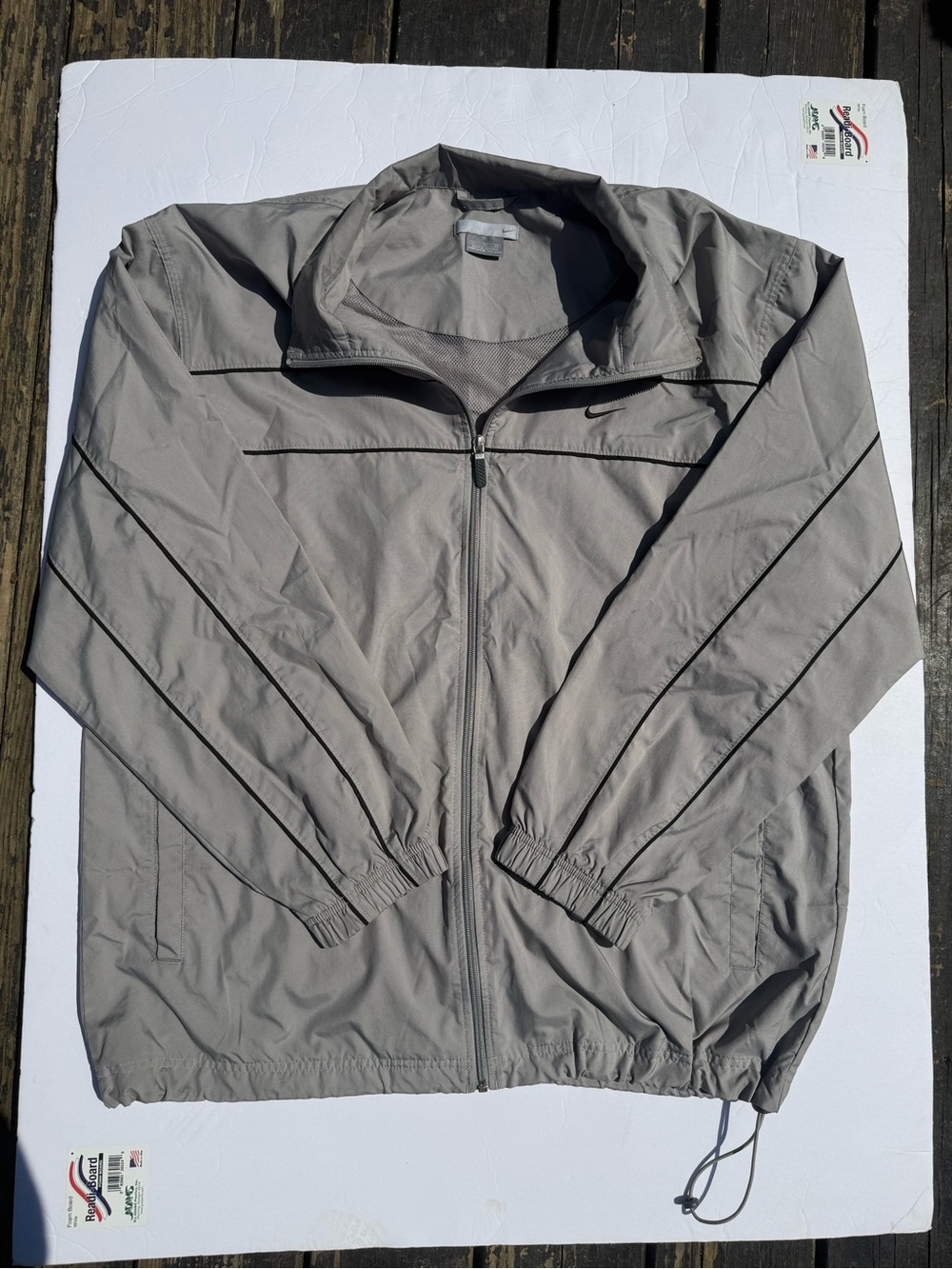 Nike Men's Gray Windbreaker Jacket